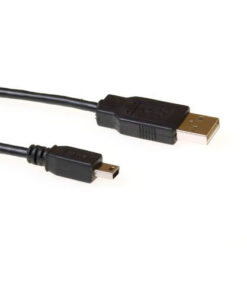 ACT USB 2.0 A male - USB mini B5 male 5,00 m