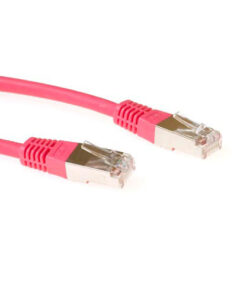 ACT Rode 10 meter LSZH SFTP CAT6 patchkabel met RJ45 connectoren