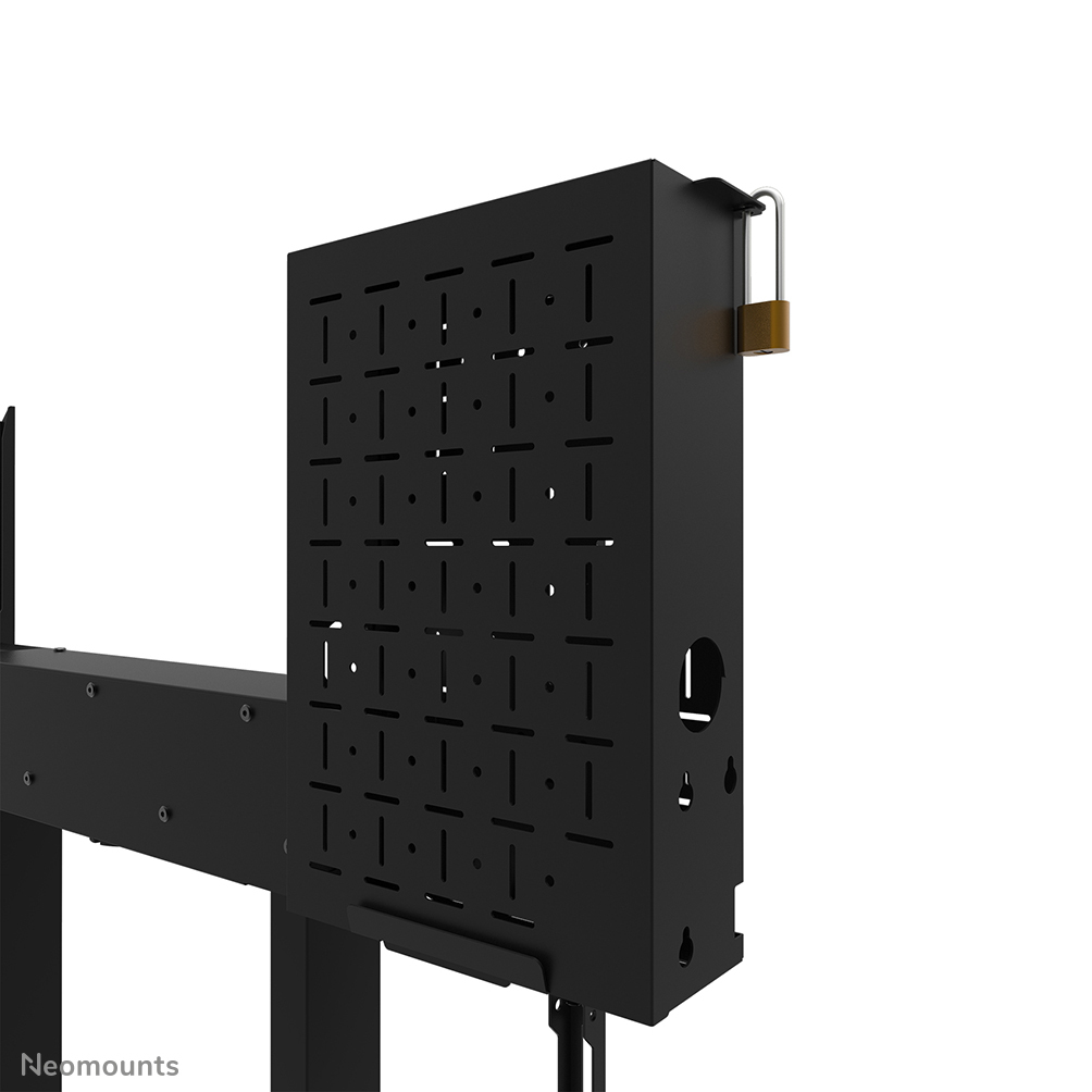 Neomounts WL55-875BL1 Motorised Wall Stand incl. storage box, 55 - 100 inch, 110 kg - Afbeelding 5