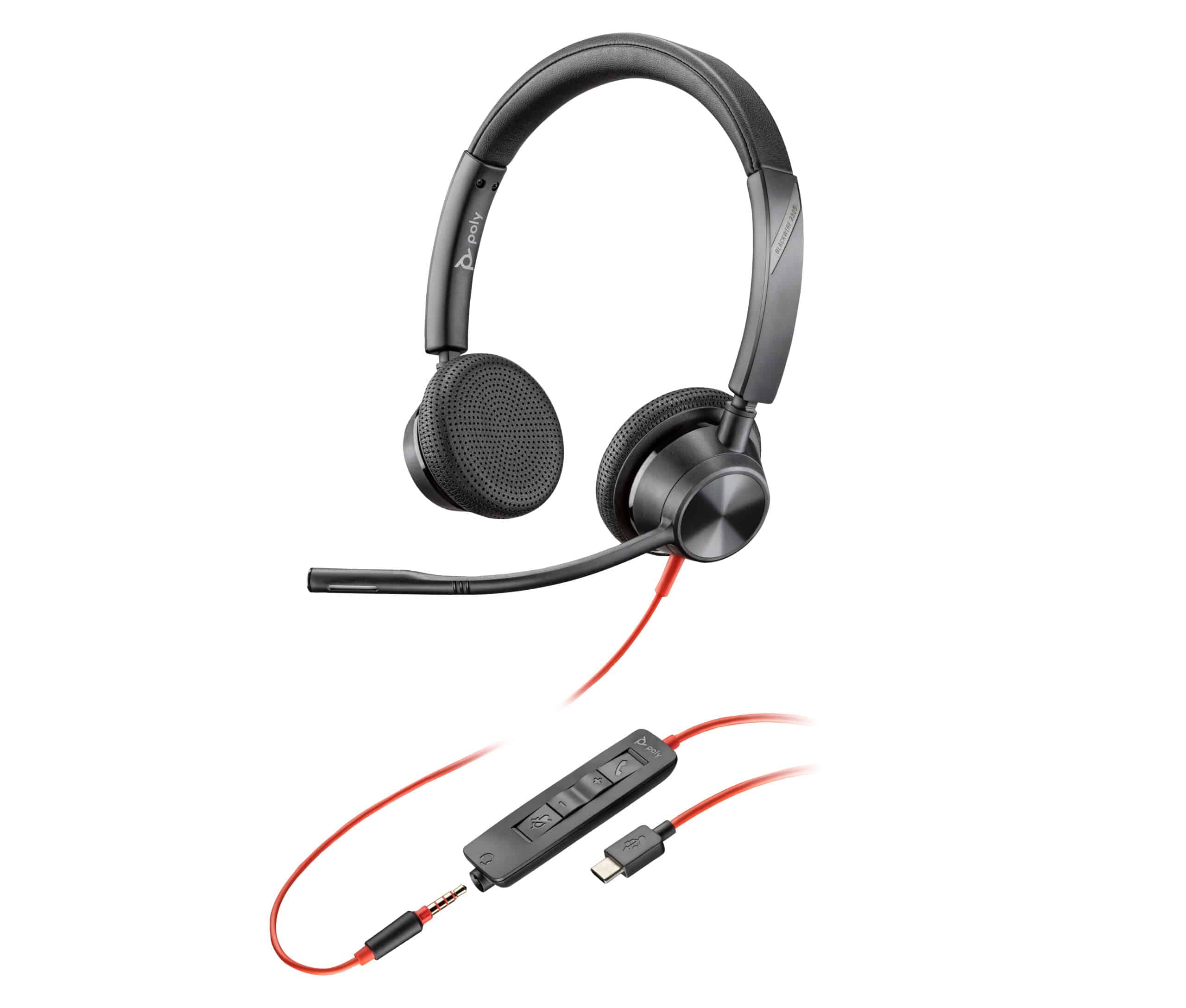 HP Poly Blackwire 3325 USB-C Headset - Afbeelding 5