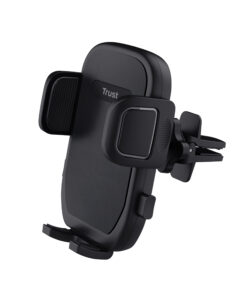 Trust Runo Telefoonhouder Auto - Ventilatierooster houder – Voor smartphones tot 7 inch – Verstelbare klem – Zwart