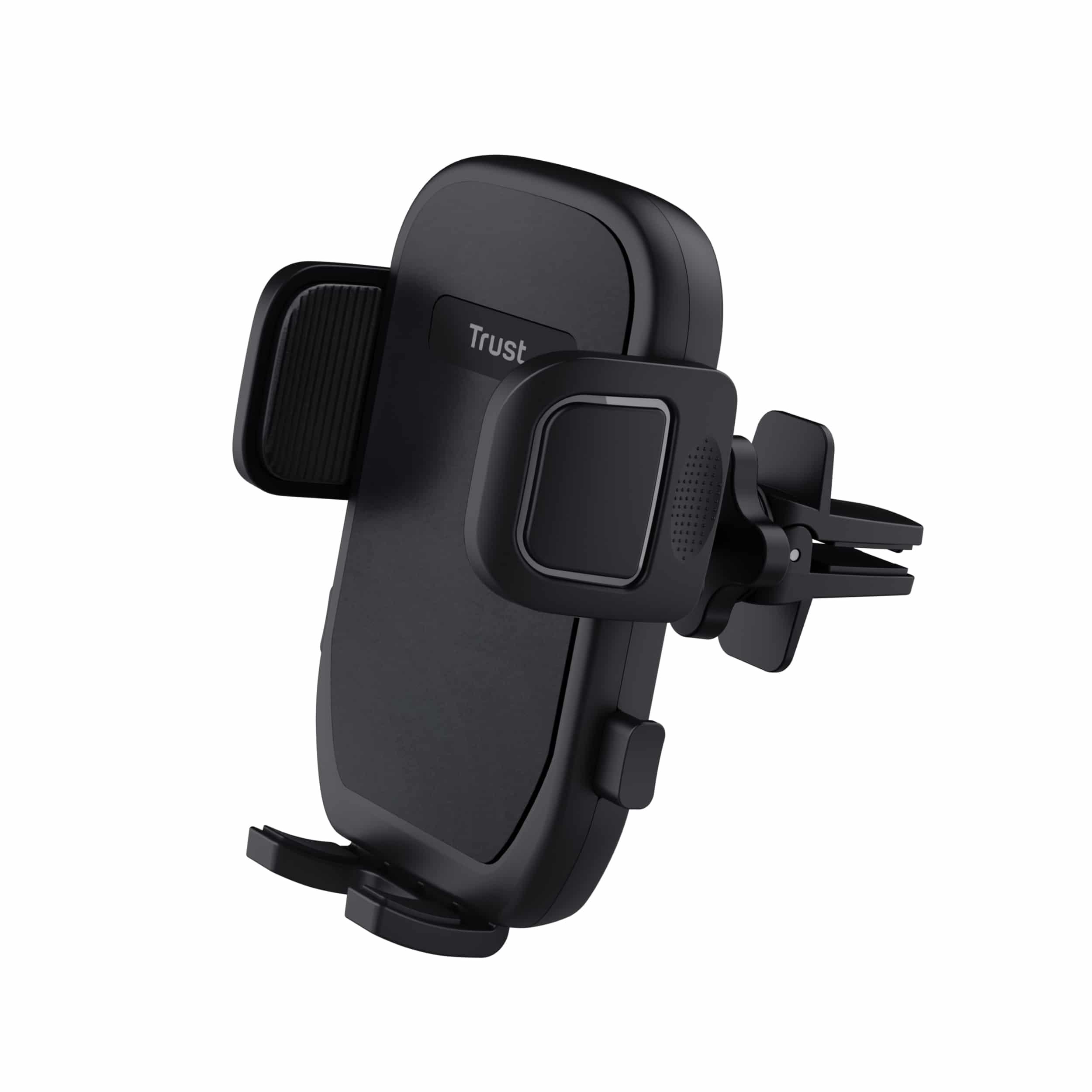 Trust Runo Telefoonhouder Auto - Ventilatierooster houder – Voor smartphones tot 7 inch – Verstelbare klem – Zwart