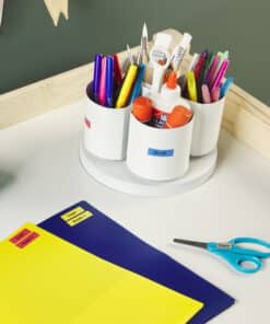 DYMO LetraTag originele plastic labels | Zwarte afdruk op blauwe etiketten | 12 mm x 4 m | Zelfklevende multifunctionele labels voor LetraTag labelprinters | gemaakt in Europa - Afbeelding 5
