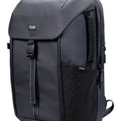 Trust Jersey Travel Backpack 17 inch - Laptoprugzak 25L – Waterbestendig – Voor laptops tot 17 inch – Grijs
