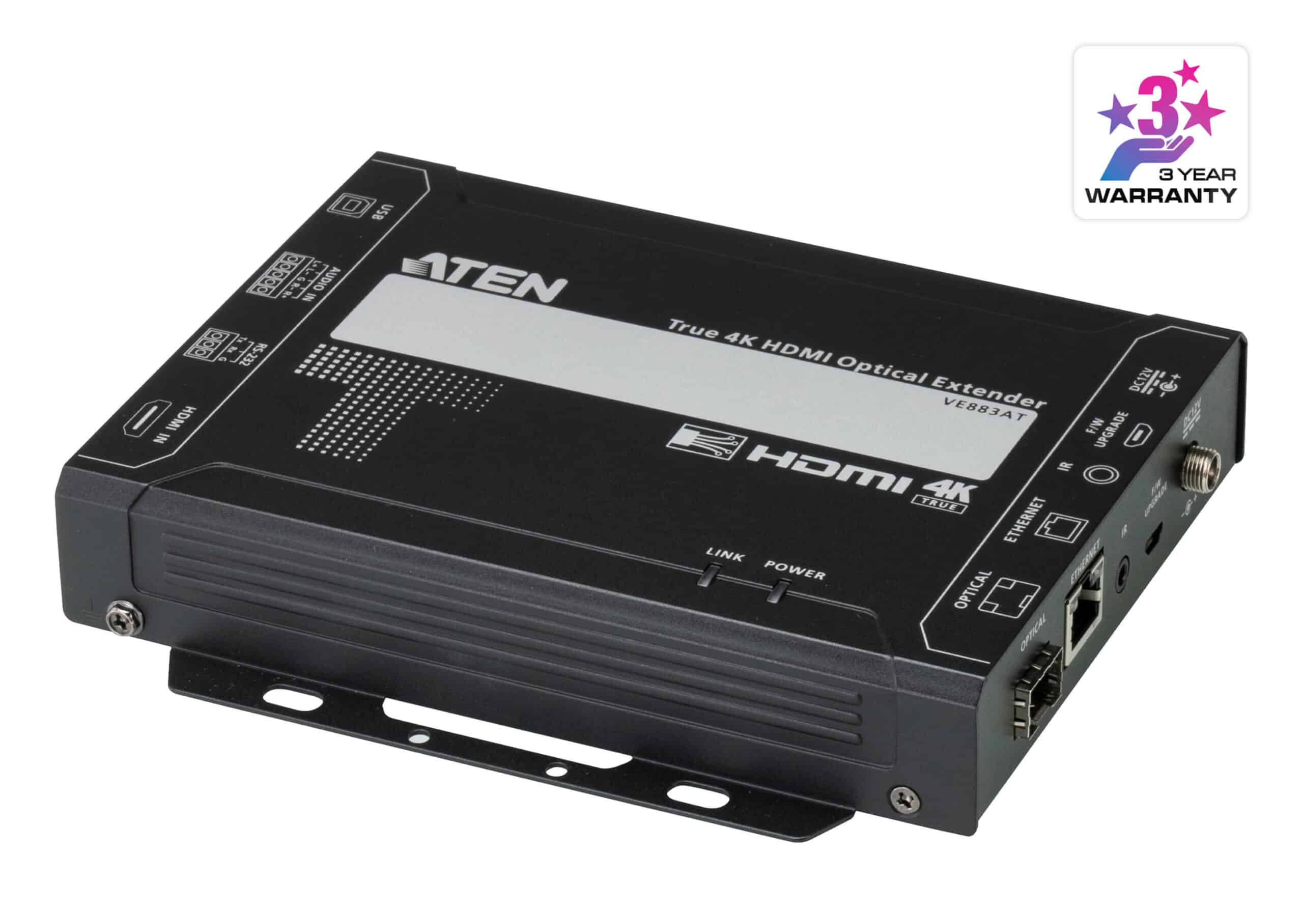 ATEN True 4K HDMI optische zender (4K@300m (K1, MM) / 10km (K2, SM))