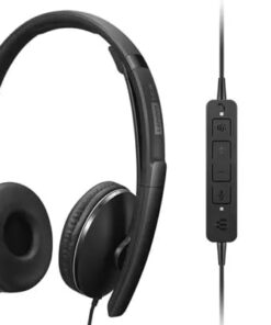 Lenovo 4XD1M45627 hoofdtelefoon/headset Bedraad Hoofdband USB Type-C Zwart