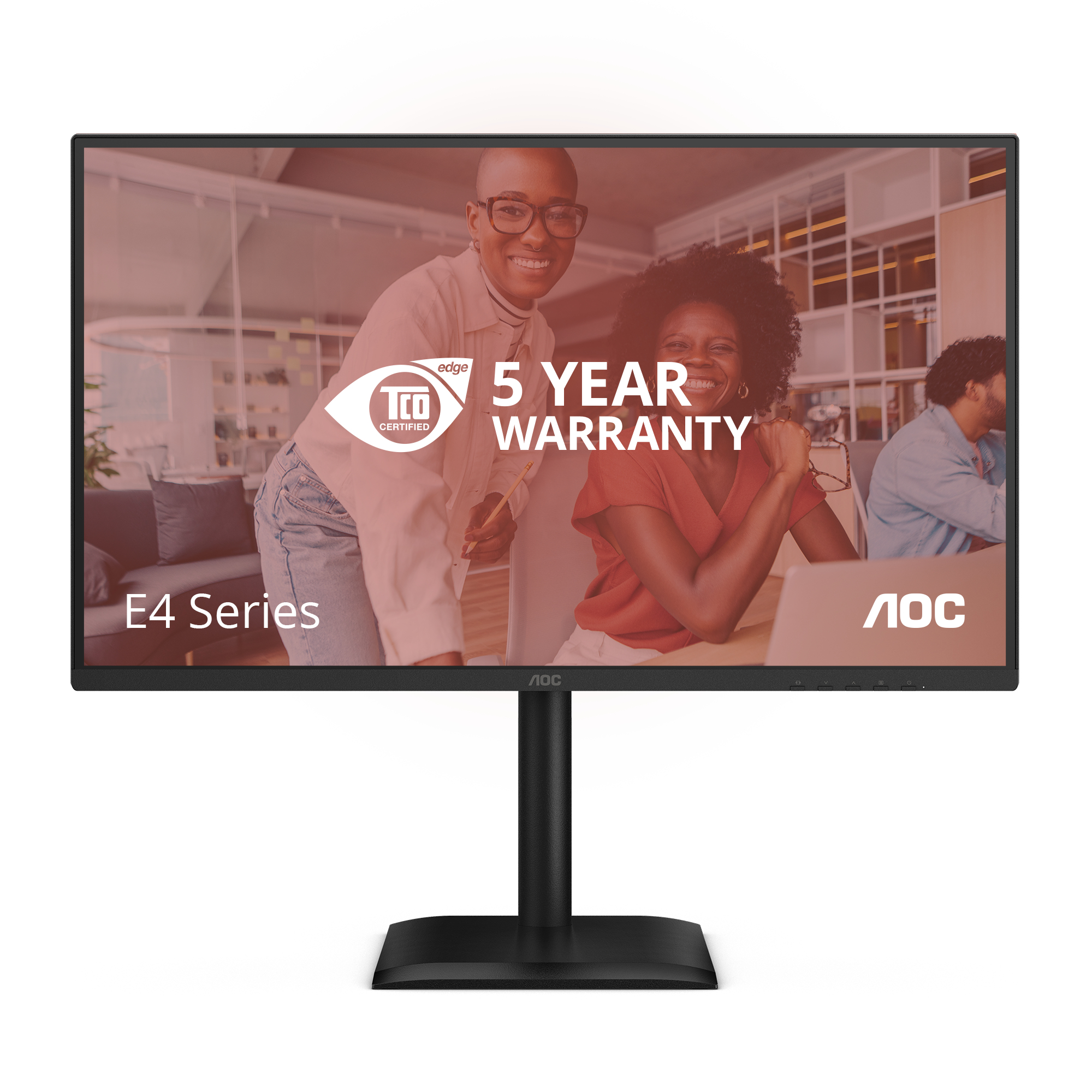 AOC E4 Q27E4U computer monitor 68,6 cm (27") 2560 x 1440 Pixels Quad HD LED Zwart - Afbeelding 2