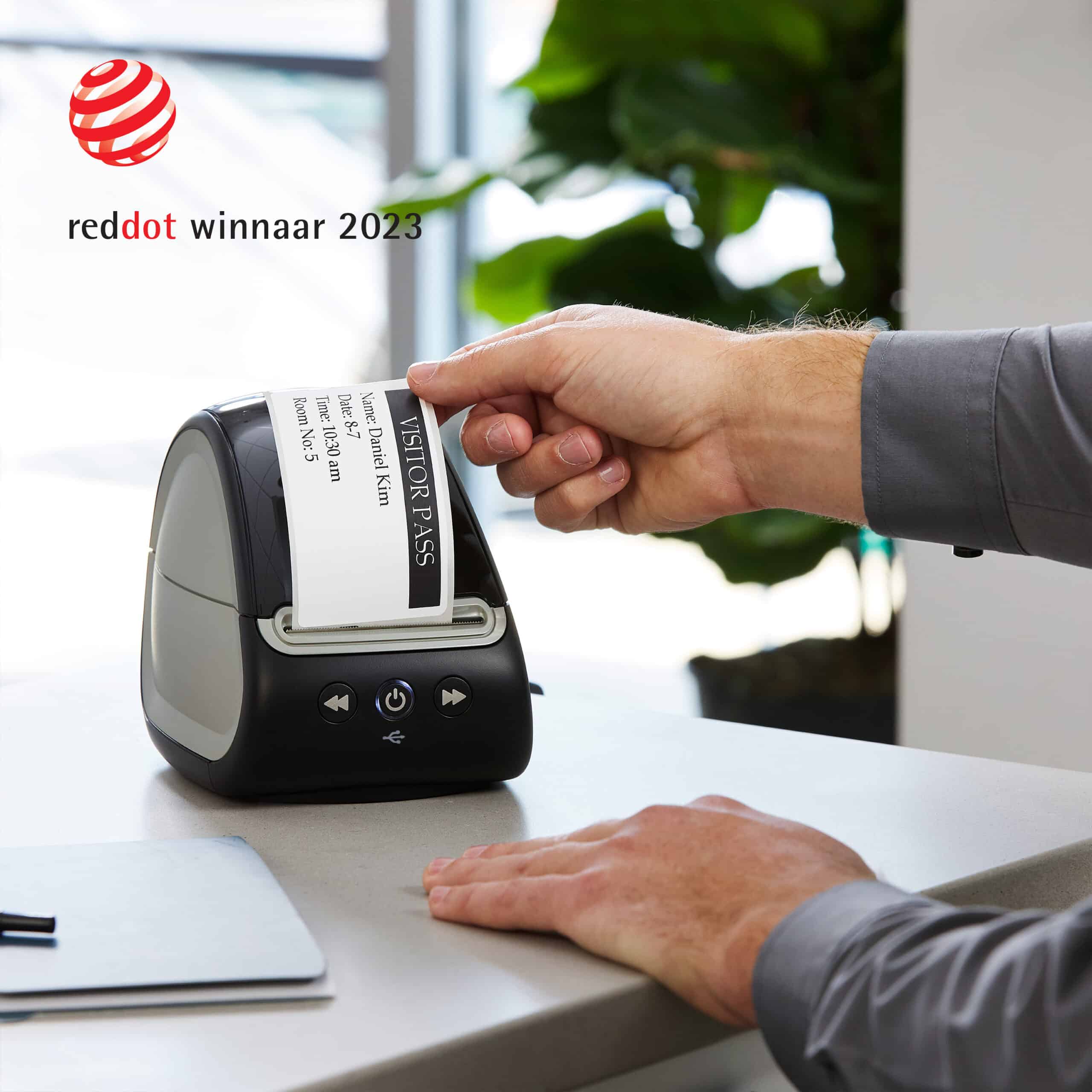 DYMO LabelWriter 550 Labelprinter | Labelmaker met direct thermisch printen | Automatische labelherkenning | Drukt adreslabels, verzendlabels, barcodelabels af en meer | Tweepolige EU-stekker - Afbeelding 7