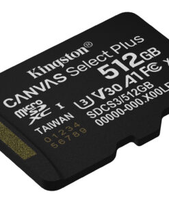 Kingston Technology 512GB microSDXC Canvas Select Plus Gen3 150MB/s A1 kaart + adapter - Afbeelding 4