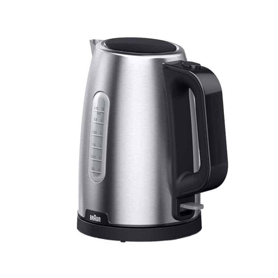 Braun PurShine WK102AI-WK1500BK waterkoker 1,7 l 2200 W Zwart, Roestvrijstaal