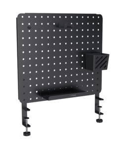 Trust GXT 724 Vesto Bureau Accessoire Set - Bureau-organizer set – Met pegboard en accessoires – Gaming setup accessoire – Zwart