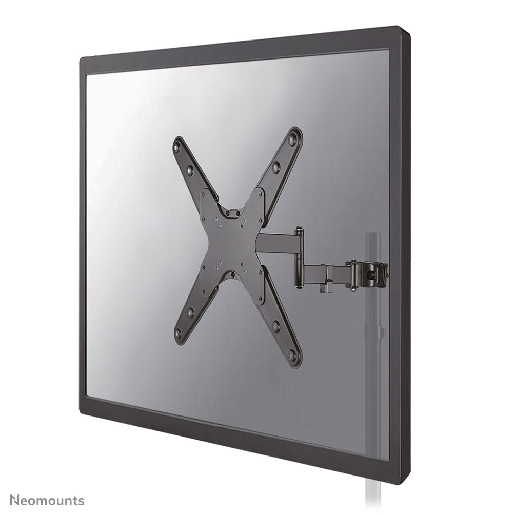 Neomounts FL40-450BL14 Screen Pole Clamp/Truss Mount, 3 pivot, 32"-55", 25 kg, 400x400mm - Afbeelding 2