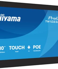 iiyama TW1023ASC-B3P beeldkrant Kiosk-ontwerp 25,6 cm (10.1") Wifi 385 cd/m² WXGA Zwart Touchscreen Type processor Android 24/7 Monitor