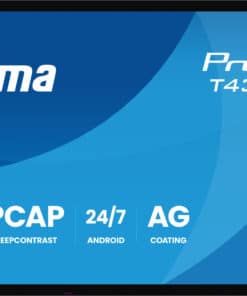 iiyama T4329AS-B1AG computer monitor 108 cm (42.5") 3840 x 2160 Pixels 4K Ultra HD LED Touchscreen Zwart - Afbeelding 3
