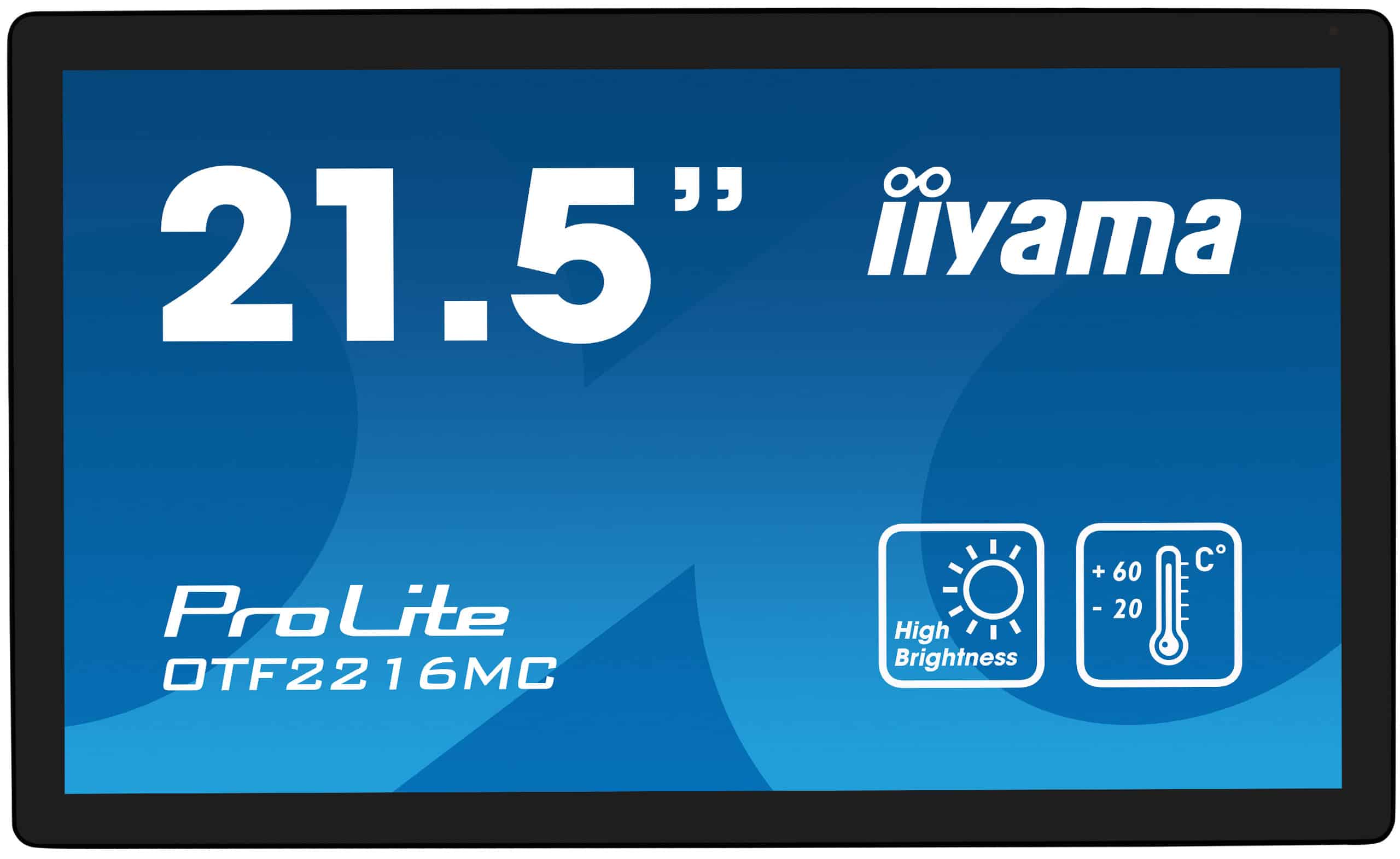 iiyama OTF2216MC-B1 computer monitor 54,6 cm (21.5") 1920 x 1080 Pixels Full HD LCD Touchscreen Zwart - Afbeelding 2