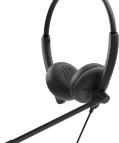 DELL WH125 Headset Bedraad Hoofdband Kantoor/callcenter USB Type-A Zwart