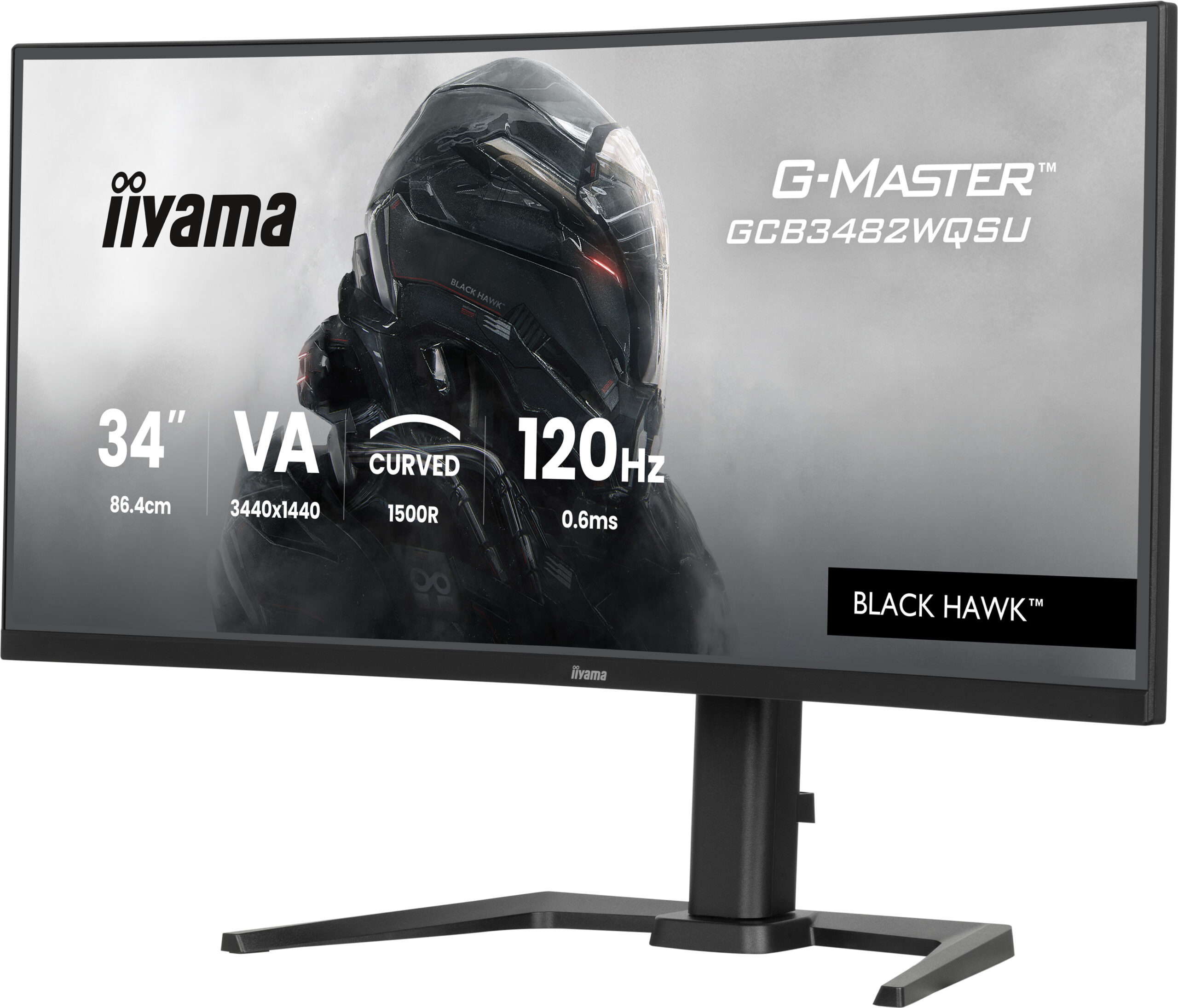 iiyama GCB3482WQSU-B1 computer monitor 86,4 cm (34") 3440 x 1440 Pixels UltraWide Quad HD LED Zwart - Afbeelding 3