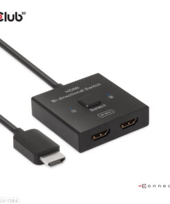 CLUB3D HDMI 2-in-1 Bi-directional Switch for 8K60Hz or 4K120Hz - Afbeelding 3