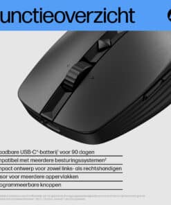 HP 710 oplaadbare, stille muis - Afbeelding 4