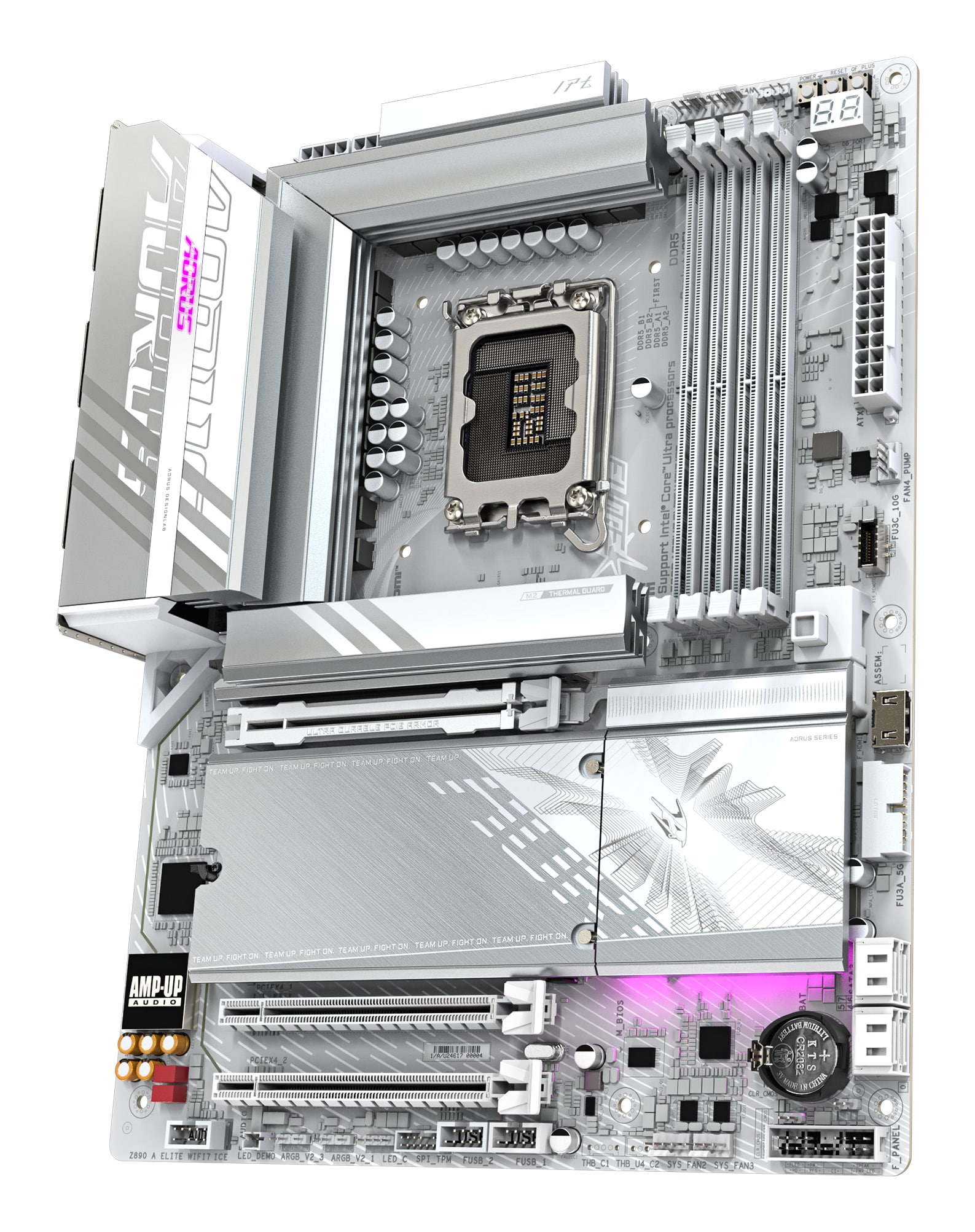 GIGABYTE Z890 AORUS ELITE WIFI7 ICE Intel Z890 LGA 1851 (Socket V1) ATX - Afbeelding 4