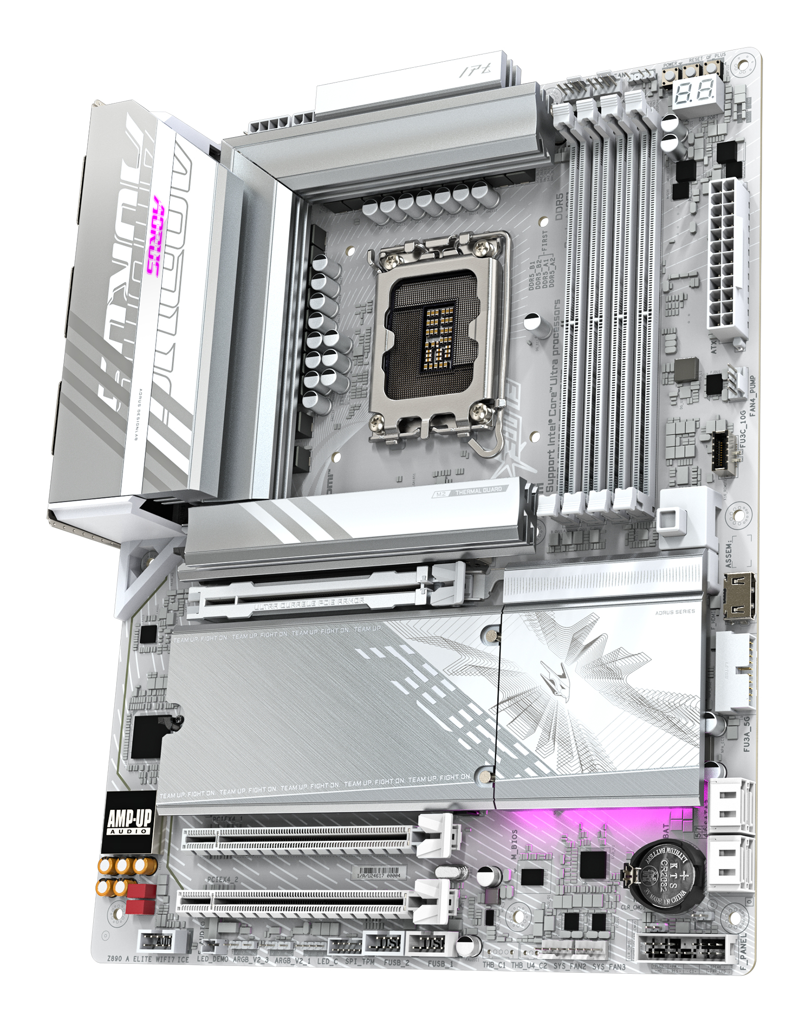 GIGABYTE Z890 AORUS ELITE WIFI7 ICE Intel Z890 LGA 1851 (Socket V1) ATX - Afbeelding 4