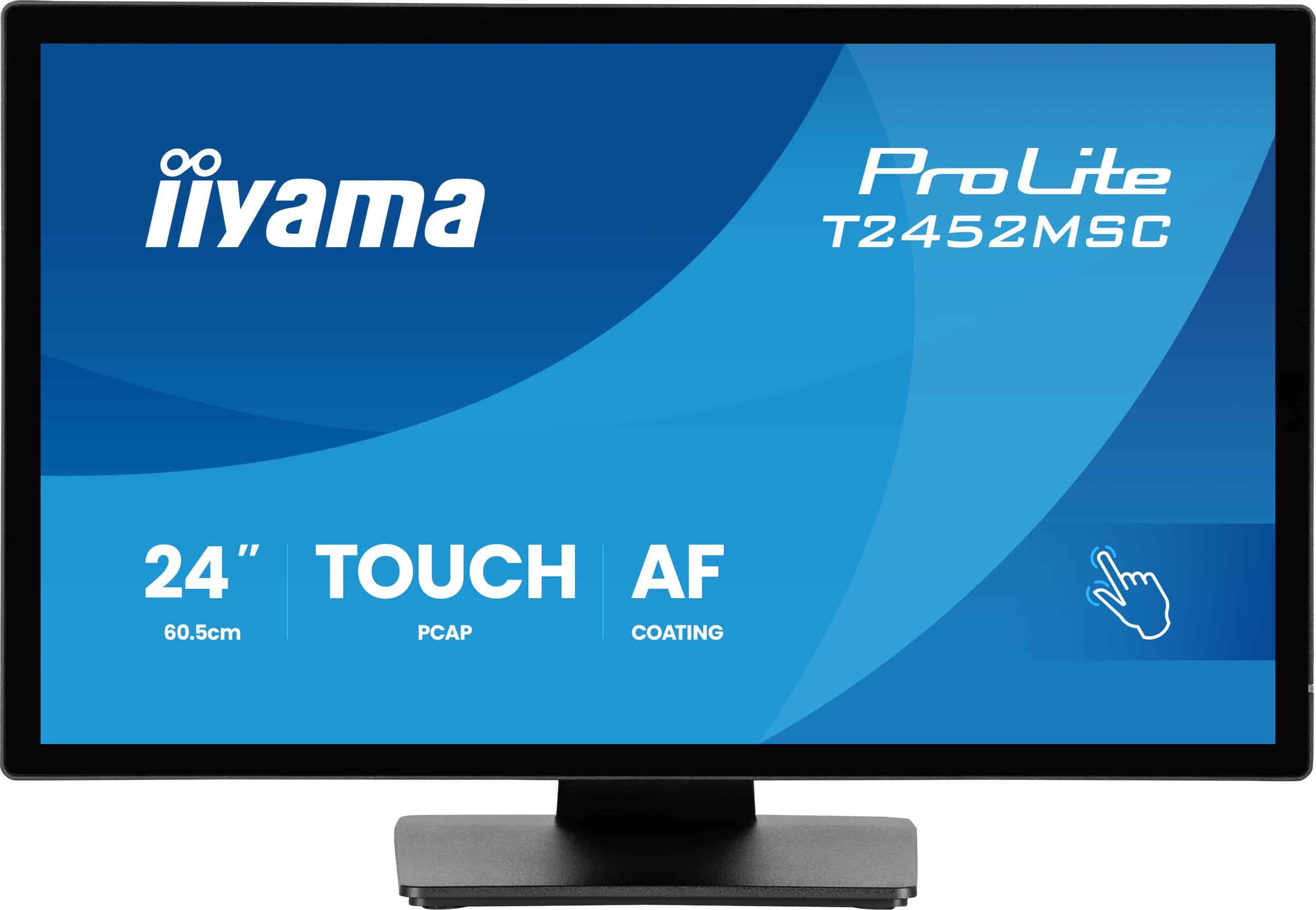 iiyama ProLite T2452MSC-B2 computer monitor 61 cm (24") 1920 x 1080 Pixels Full HD Touchscreen Zwart - Afbeelding 3