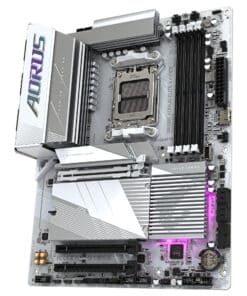 GIGABYTE B650E AORUS ELITE X AX ICE AMD B650 Socket AM5 ATX - Afbeelding 4