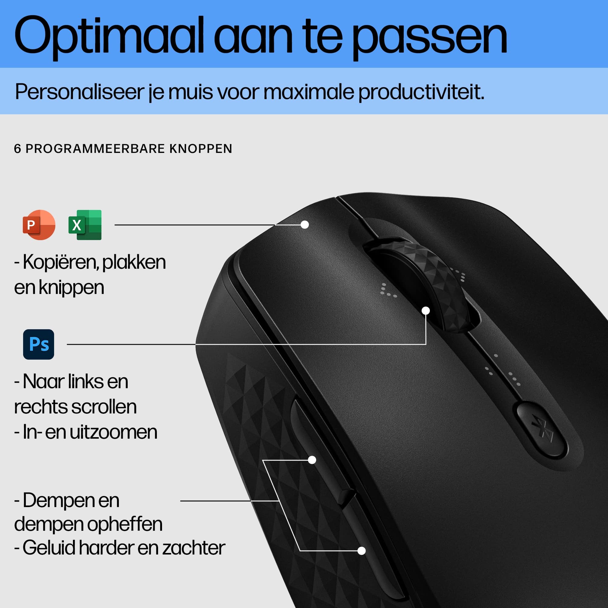HP 420 programmeerbare Bluetooth-muis