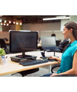 Kensington SmartFit Monitor Stand Plus voor schermen tot 24" - Zwart - Afbeelding 2