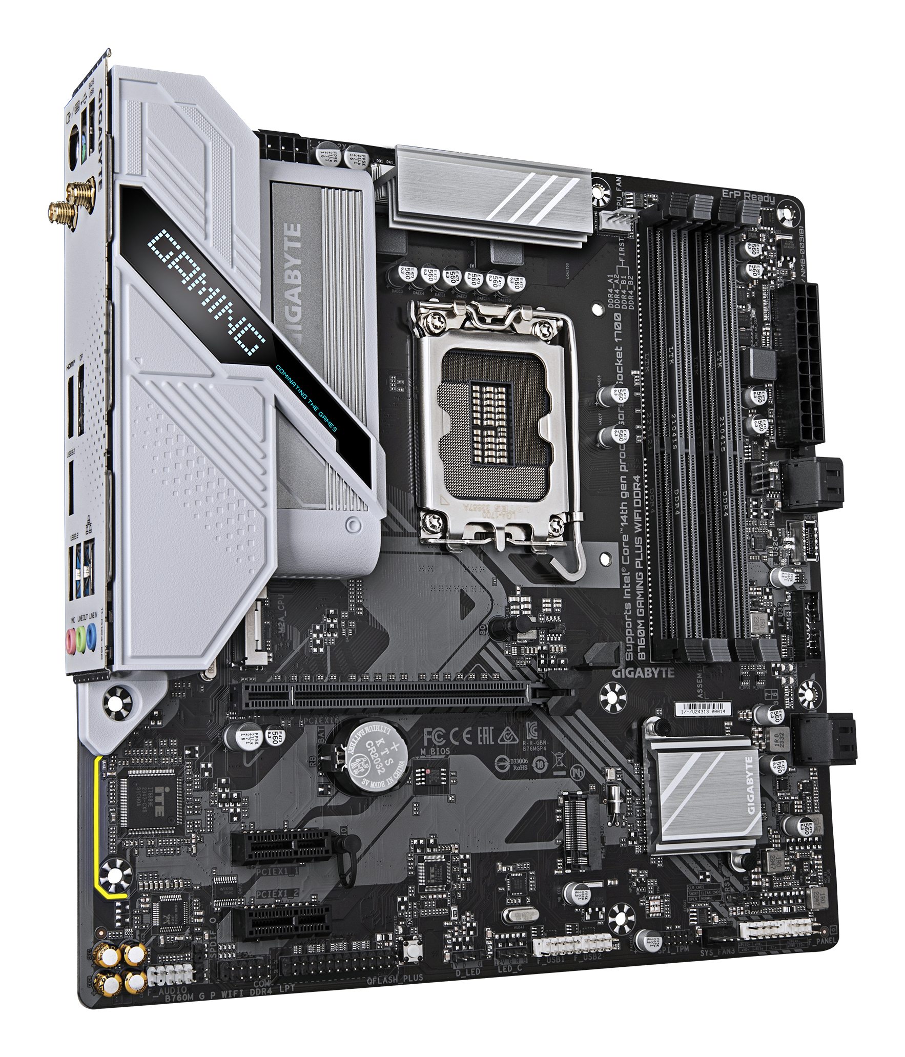 GIGABYTE B760M GAMING PLUS WIFI DDR4 Intel B760 LGA 1700 micro ATX - Afbeelding 3
