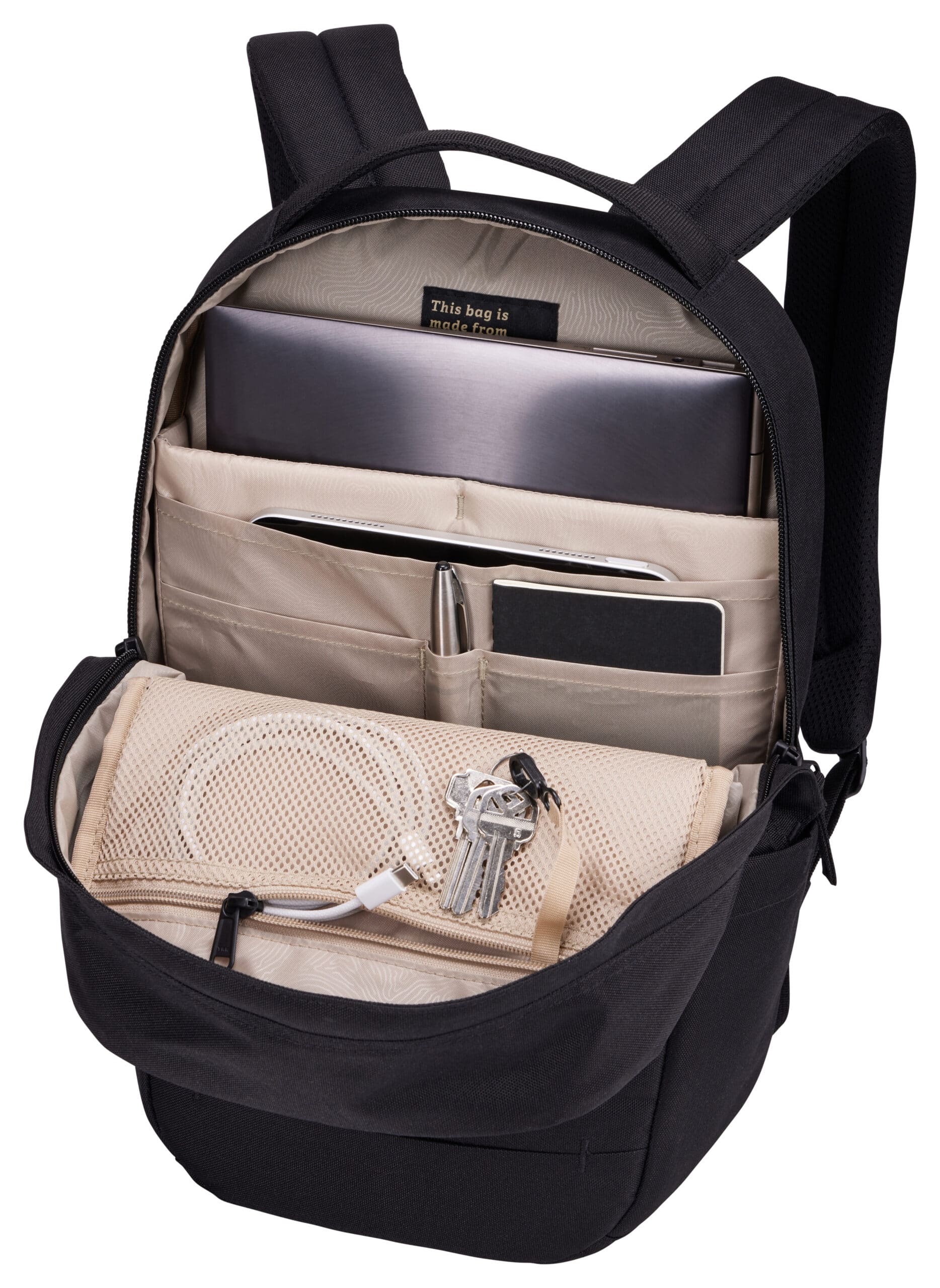 Case Logic Invigo Eco INVIBP114 Black 35,6 cm (14") Rugzak Zwart - Afbeelding 6