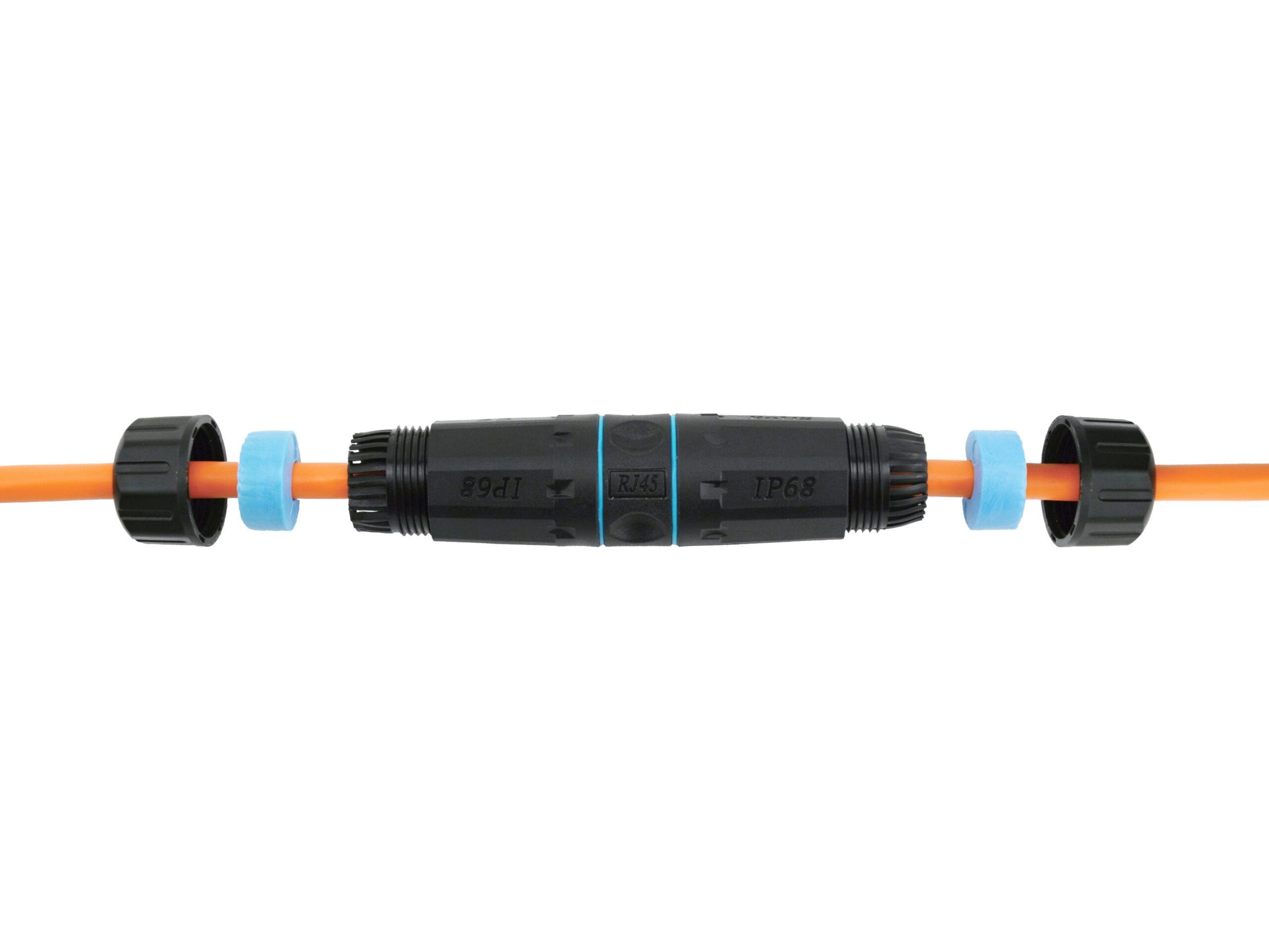 Equip 221172 tussenstuk voor kabels RJ-45 Zwart, Blauw - Afbeelding 5