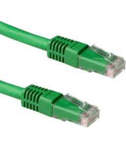 ACT Groene 2 meter LSZH U/UTP CAT6A patchkabel met RJ45 connectoren