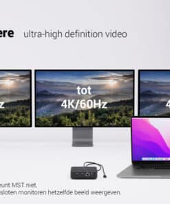 i-tec USB-C DP Dual HDMI Docking Station with Power Delivery 100 W - Afbeelding 4