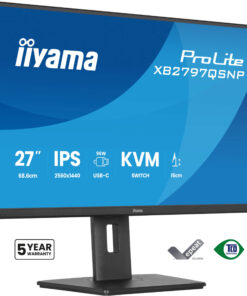 iiyama ProLite XB2797QSNP-B1 computer monitor 68,6 cm (27") 2560 x 1440 Pixels Quad HD LCD Zwart