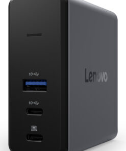 Lenovo X9 Charging GaN Dock Bedraad USB 3.2 Gen 2 (3.1 Gen 2) Type-C Grijs