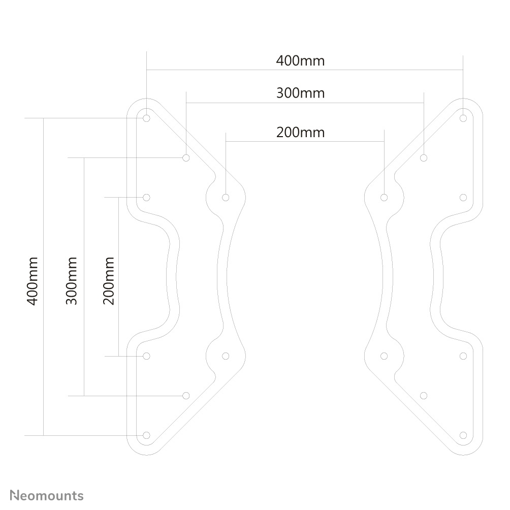 Neomounts FPMA-VESA440 LCD wandsteun