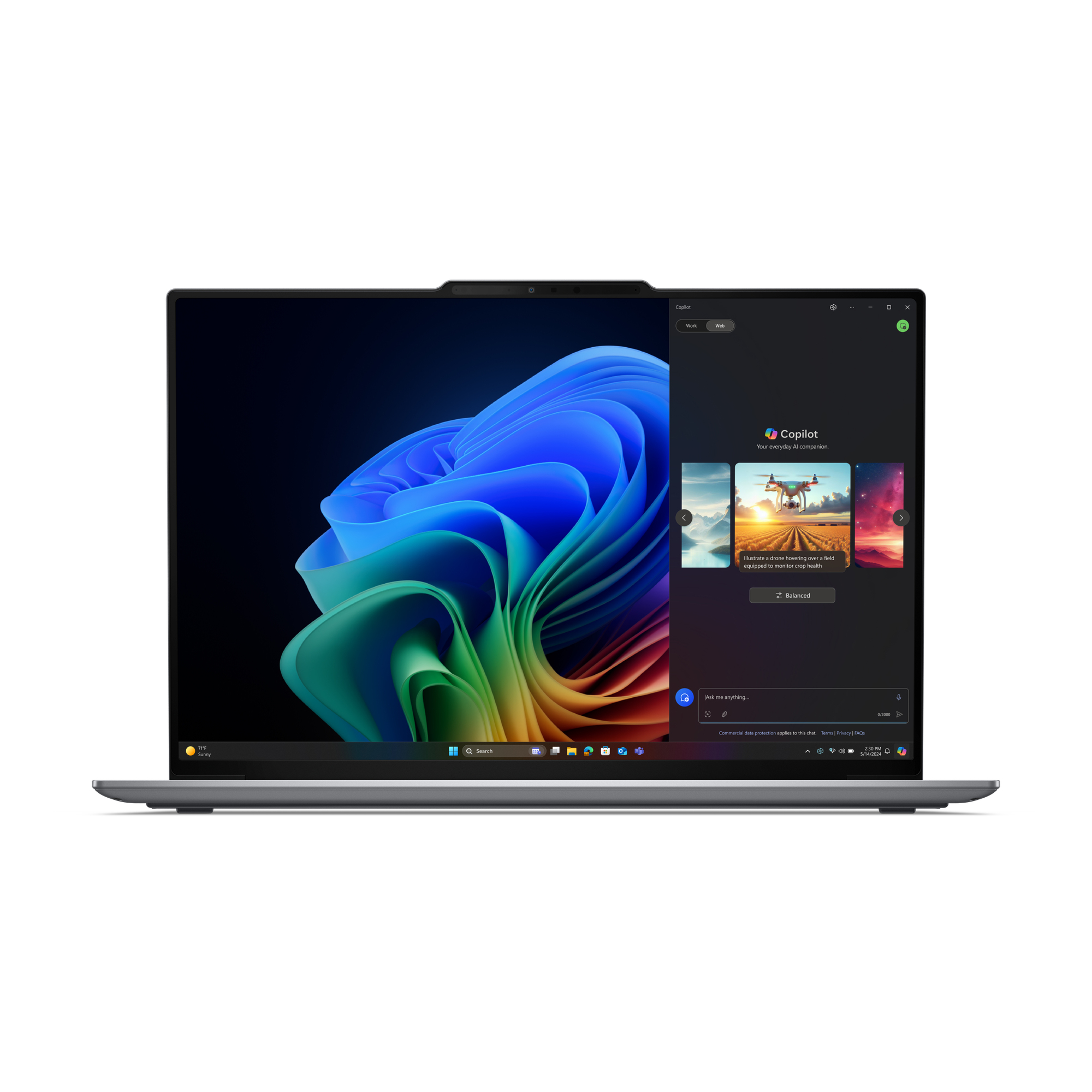 Lenovo ThinkPad X9-15 Gen 1 Aura Edition Copilot+ PC Intel Core Ultra 7 258V Laptop 38,9 cm (15.3") Touchscreen 2.8K 32 GB LPDDR5x-SDRAM 1 TB SSD Wi-Fi 7 (802.11be) Windows 11 Pro Belgisch Grijs - Afbeelding 7