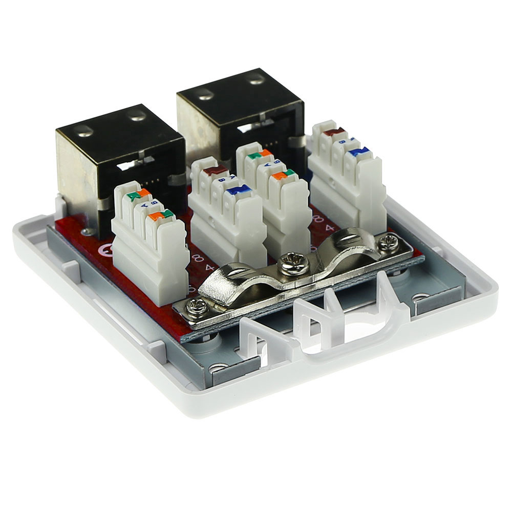 ACT Modulair opbouwdoos shielded 2-voudig CAT6A - Afbeelding 5