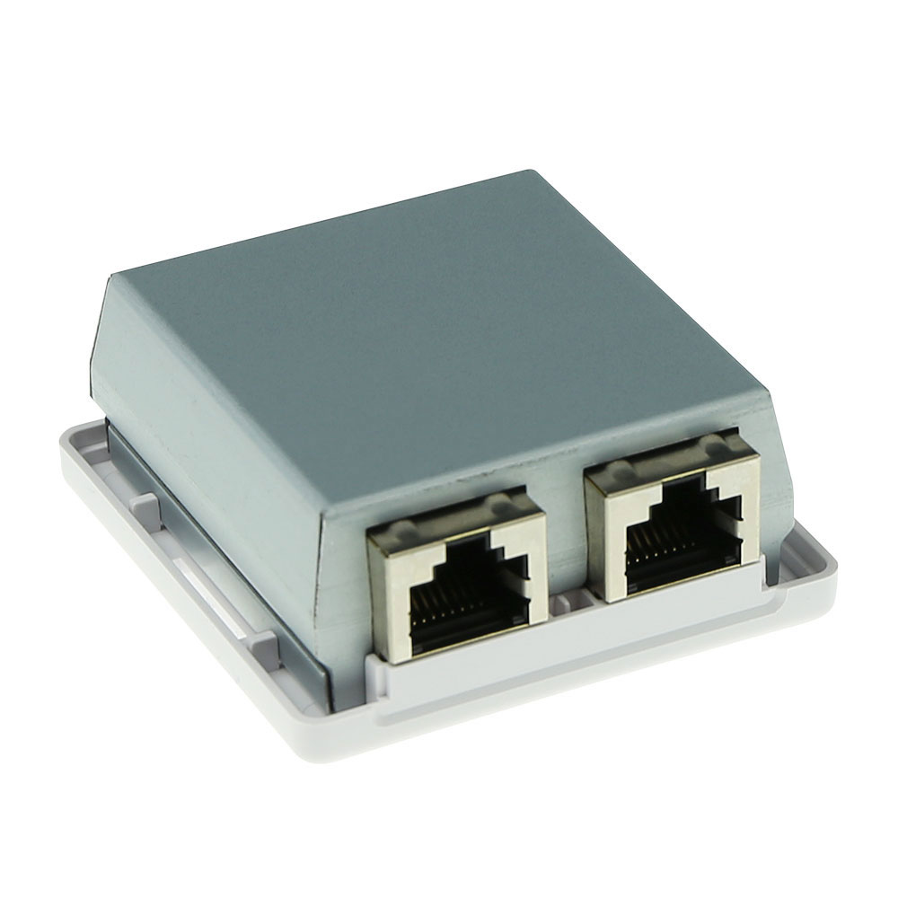 ACT Modulair opbouwdoos shielded 2-voudig CAT6A - Afbeelding 3