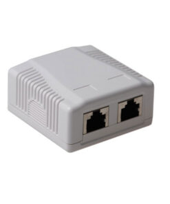 ACT Modulair opbouwdoos shielded 2-voudig CAT6A