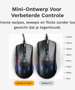 Glorious Gaming Model O 2 Mini muis Gamen Rechtshandig USB Type-A Optisch 26000 DPI - Afbeelding 3