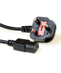 ACT Netsnoer UK connector - C13 zwart 2,5 m