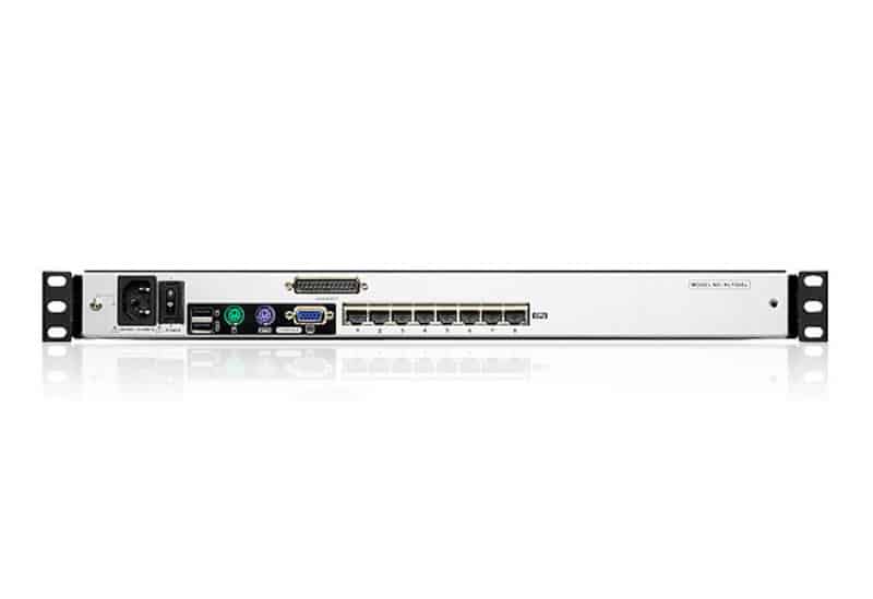 ATEN 8-poorts Cat 5 Dual Rail LCD KVM-switch met poort serieschakeling - Afbeelding 2