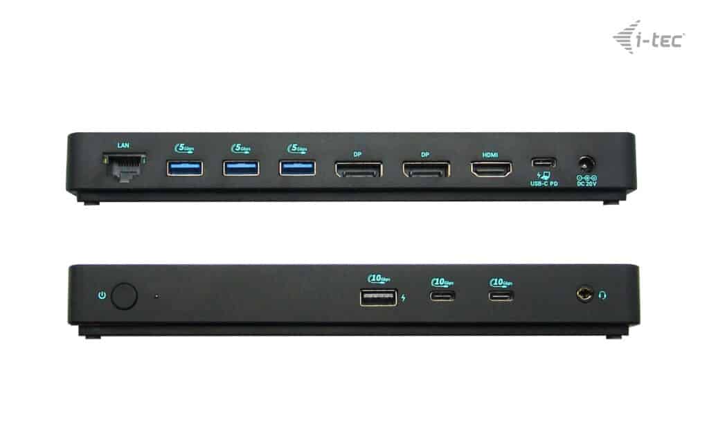 i-tec USB-C Triple Display Docking Station Gen 2 Pro + Power Delivery 100W - Afbeelding 3