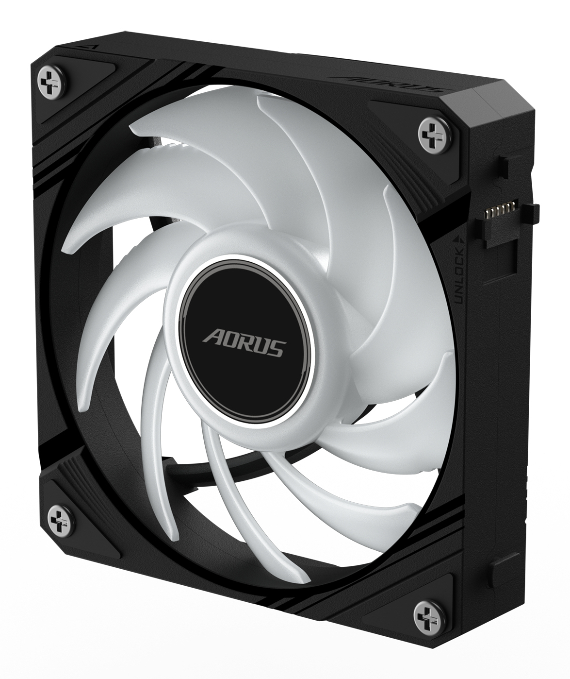GIGABYTE AORUS EZ CHAIN FAN 120 Moederbord Ventilator 12 cm Zwart 1 stuk(s) - Afbeelding 4