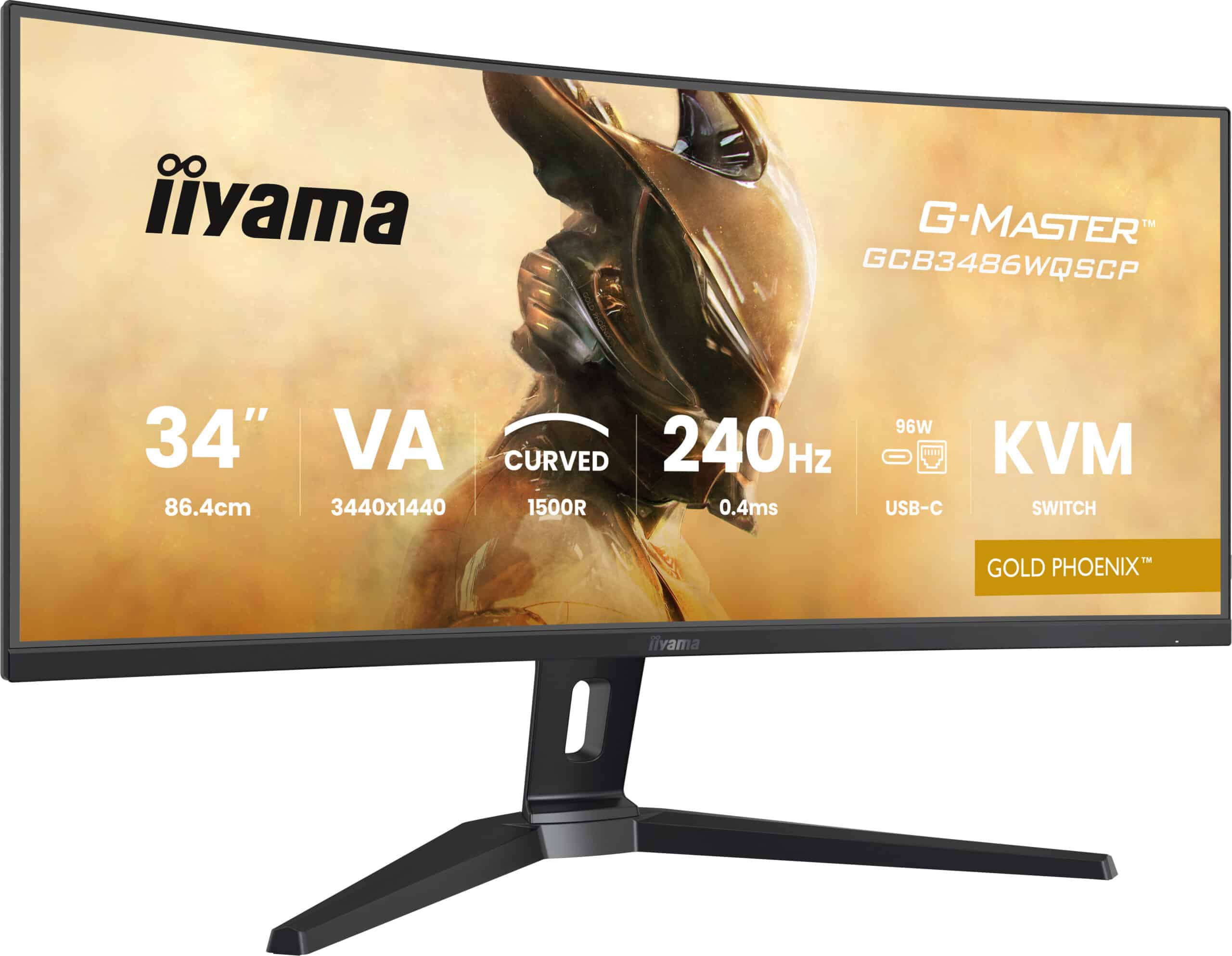iiyama G-MASTER GCB3486WQSCP-B1 computer monitor 86,4 cm (34") 3440 x 1440 Pixels UltraWide Quad HD Zwart - Afbeelding 5