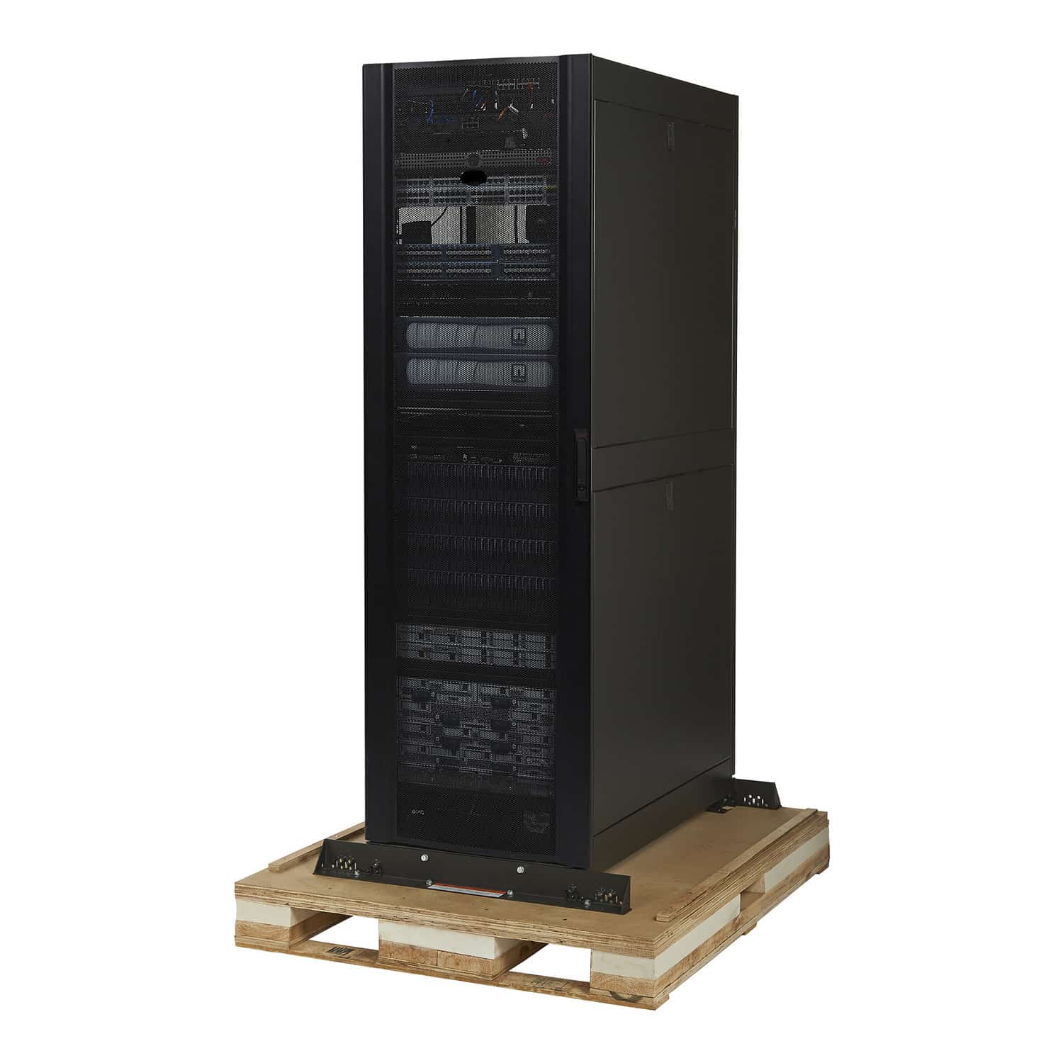 APC NetShelter SX 42U 600mm(b) x 1070mm(d) 19" IT rack, behuizing met zijpanelen, zwart, Shock Packaging - Afbeelding 6