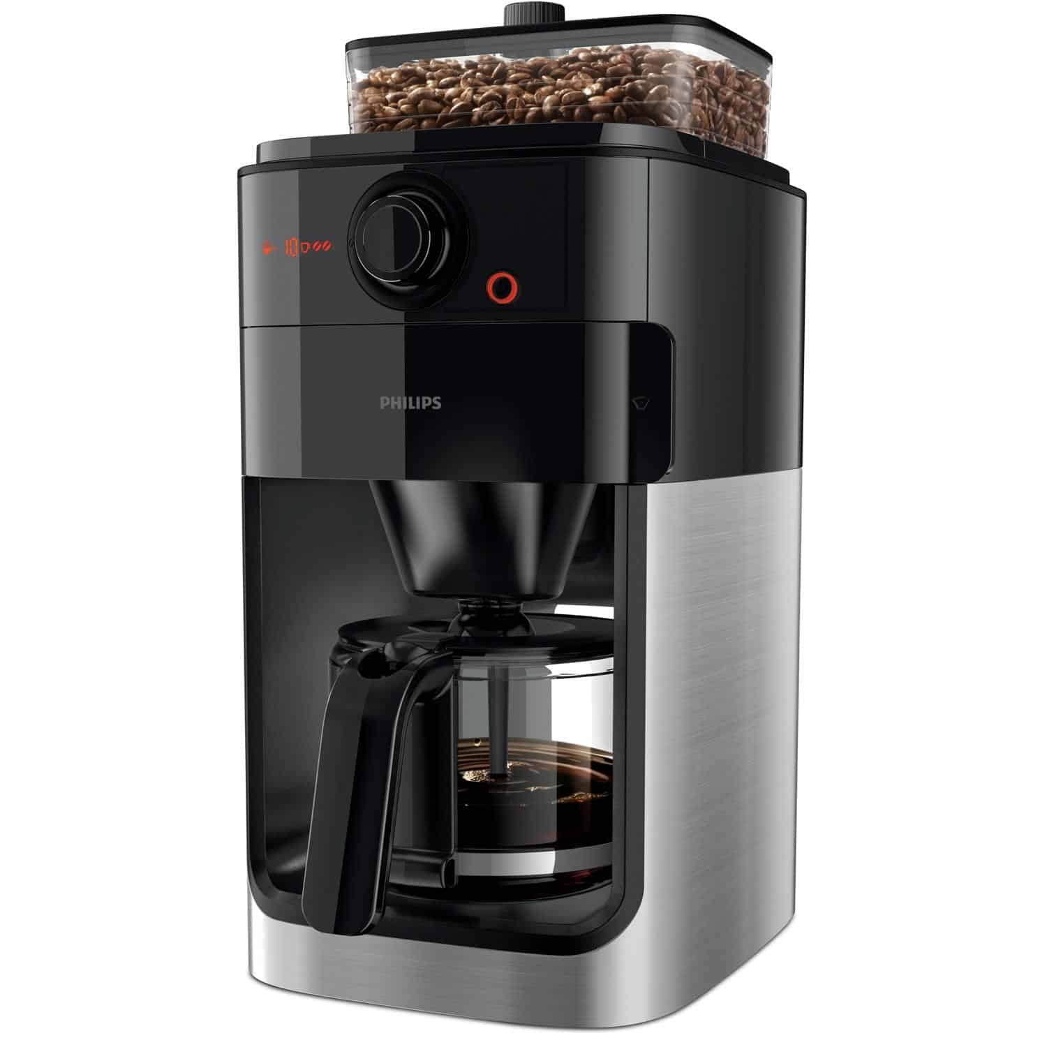 Philips Grind & Brew HD7767/00 Koffiezetapparaat met druppelfilter, 1,2 liter