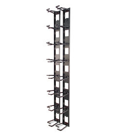 APC Verticale kabelorganizer, 8 kabelringen, nul U